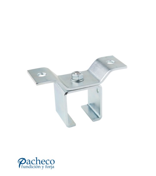 Abrazadera a techo para raíl U-40 para puerta corredera colgada