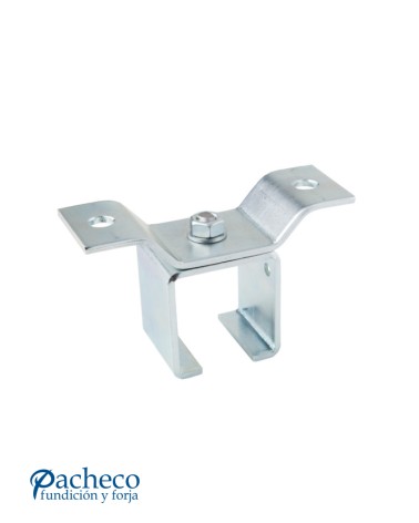 Abrazadera a techo para raíl U-40 para puerta corredera colgada