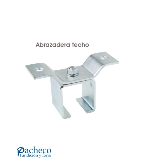 Abrazadera a techo para raíl U-40 para puerta corredera colgada Abrazadera a techo para raíl U-40 para puerta corredera colgada