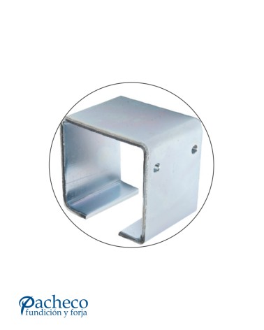 Abrazadera soldar para raíl U-40 para puerta corredera colgada