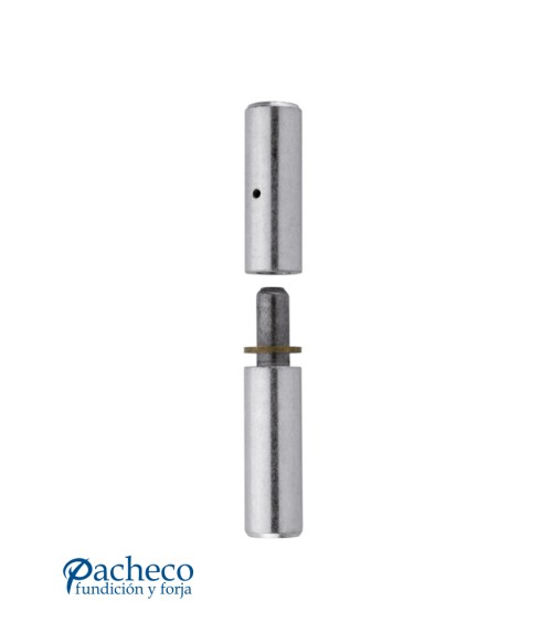 Pernio Torneado con Arandela de latón para Puerta Metálica