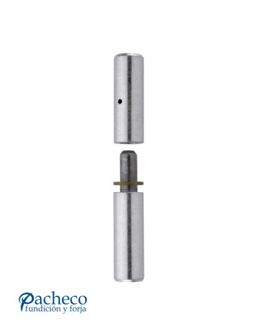 Pernio Torneado con Arandela de latón para Puerta Metálica