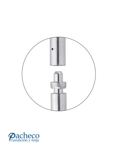 Pernio Torneado con Rodamiento Axial para Puerta Metálica