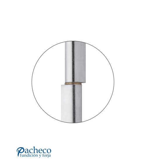 Pernio perfil gota con arandela de latón para puerta metálica