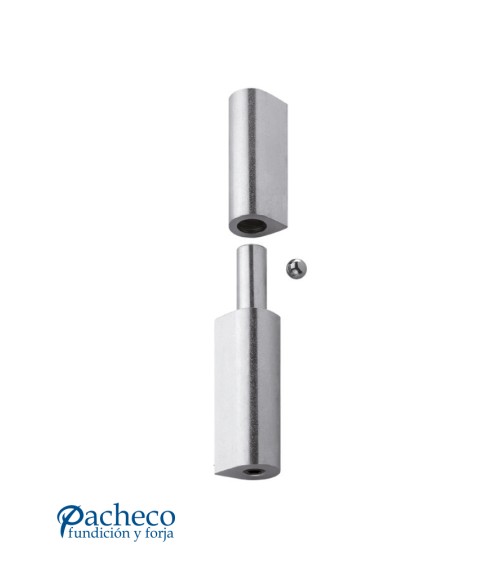 Pernio perfil gota regulable para puerta metálcia