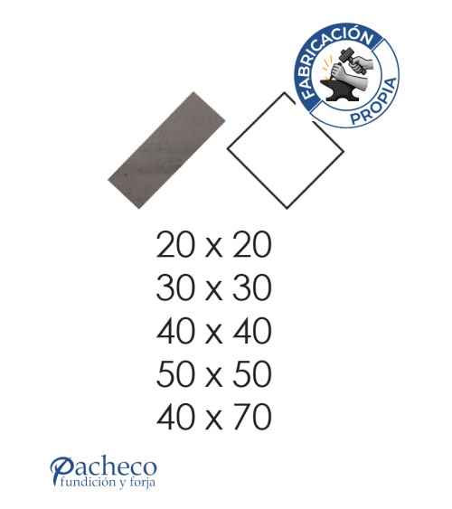 Celosía de hierro estampado de estrellas para cerramientos decorativos en viviendas unifamiliares