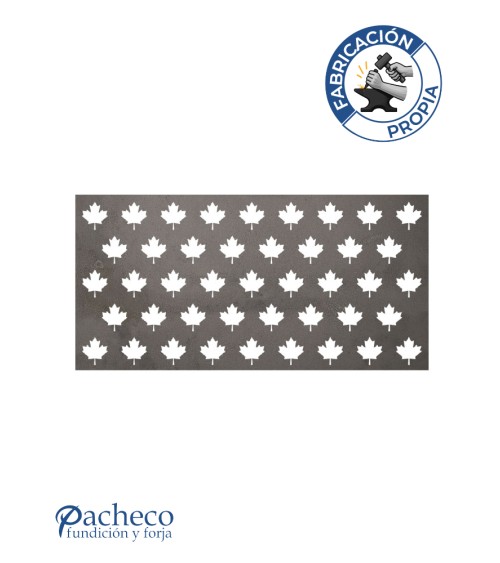 Panel decorativo de hierro diseño de estrellas para barandillas y separación de ambientes exteriores