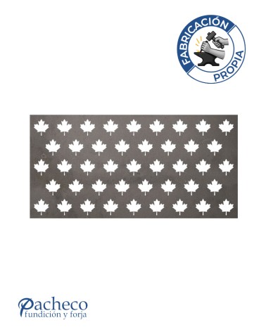 Panel decorativo de hierro diseño de estrellas para barandillas y separación de ambientes exteriores