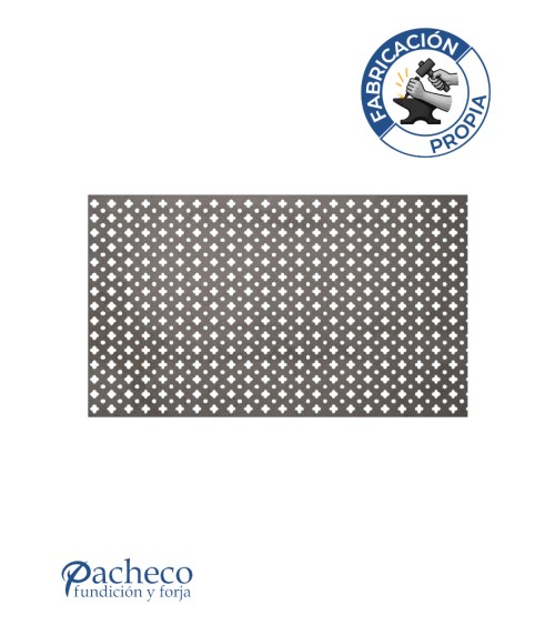 Panel decorativo de hierro con estampado panot para barandillas y separación de ambientes exteriores