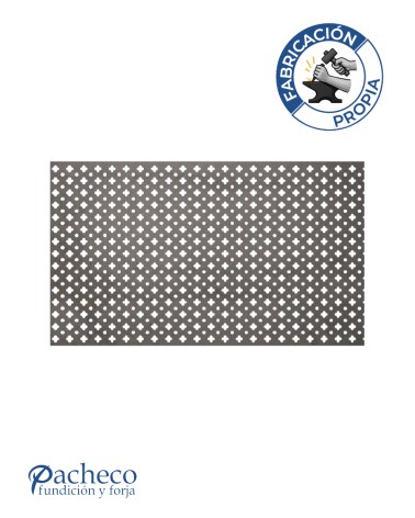 Panel decorativo de hierro con estampado panot para barandillas y separación de ambientes exteriores
