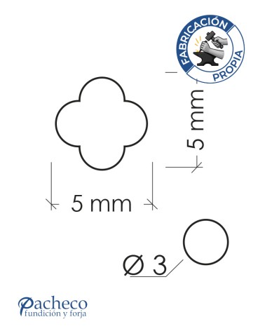 Panel decorativo de hierro con estampado panot para barandillas y separación de ambientes exteriores