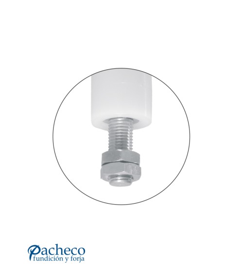 Polea guía de nylon para puerta corredera