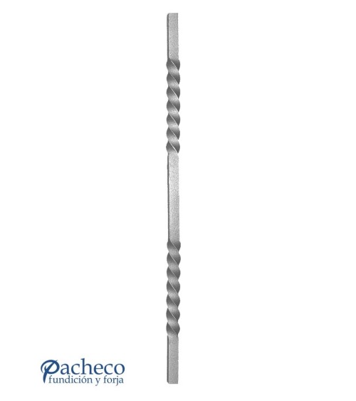 Balaustre Forjado Entorchado 900 mm alto Cuadrado 12-14-16-20 mm