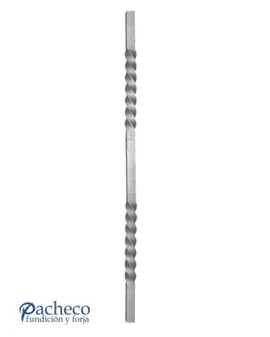 Balaustre Forjado Entorchado 900 mm alto Cuadrado 12-14-16-20 mm