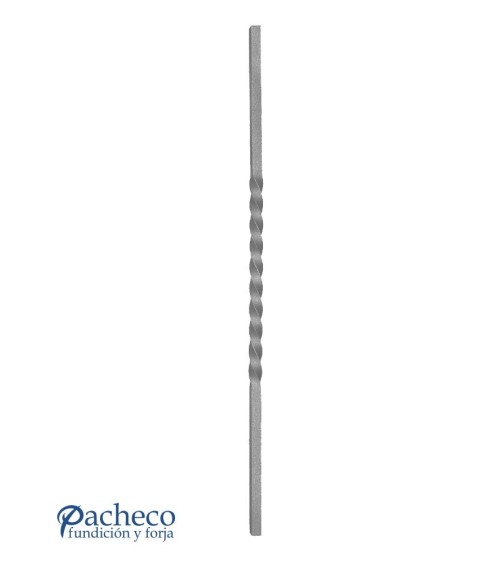 Balaustre Forjado Entorchado 900 mm alto Cuadrado 12-14-16-20 mm