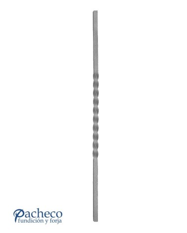 Balaustre Forjado Entorchado 900 mm alto Cuadrado 12-14-16-20 mm