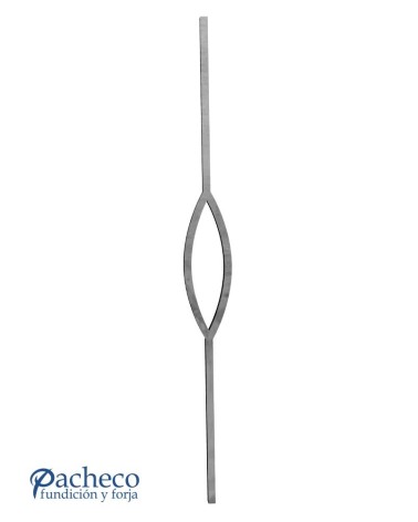 Balaustre Forjado Ojo Central Cuadrado 14-16 mm