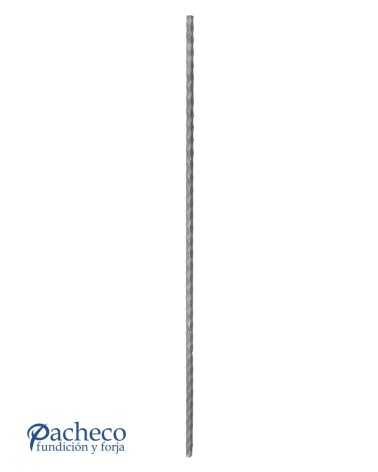 Balaustre Forjado Martillado Cuadrado 14 mm