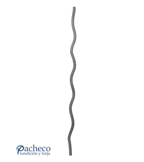 Balaustre Forjado Curvilíneo Redondo 14 mm