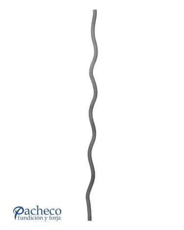 Balaustre Forjado Curvilíneo Redondo 14 mm