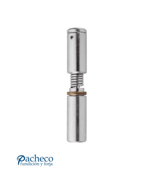 Pernio torneado con muelle para puerta metálica