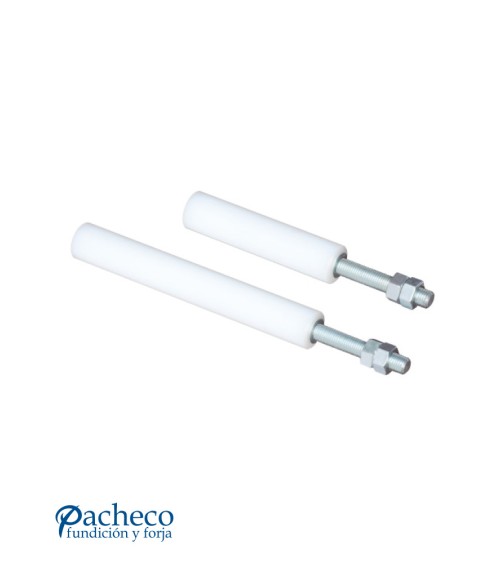 Polea guía larga de nylon para puerta corredera