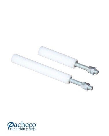 Polea guía larga de nylon para puerta corredera