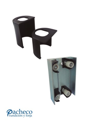 Tapa de seguridad para poleas para puerta corredera