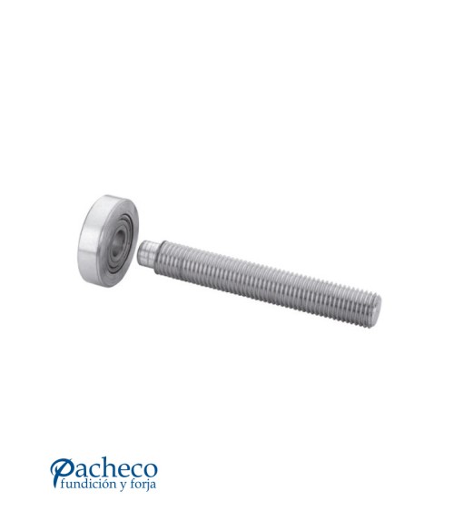 Polea guía en hierro para puerta corredera