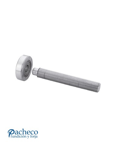 Polea guía en hierro para puerta corredera