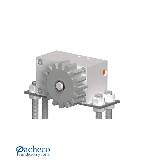 Freno hidráulico ajustable cremallera M4 para puerta corredera