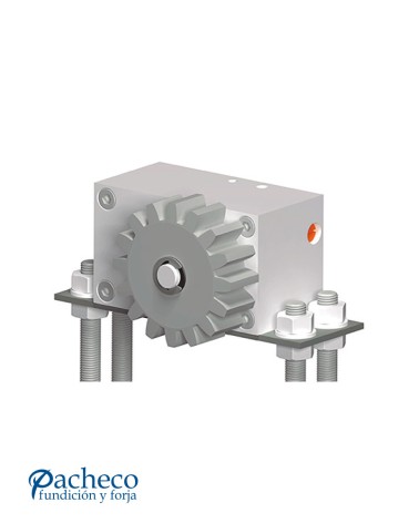 Freno hidráulico ajustable cremallera M4 para puerta corredera