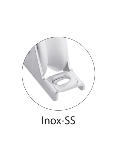 Polea de nylon canal "U" 20mm encastrar para puerta corredera