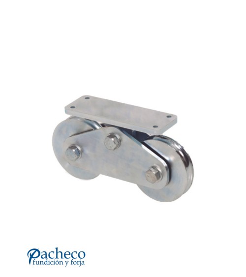 Tandem doble 120mm puerta corredera pesada (máx. 1200 kg)