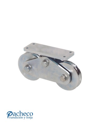 Tandem doble 120mm puerta corredera pesada (máx. 1200 kg)