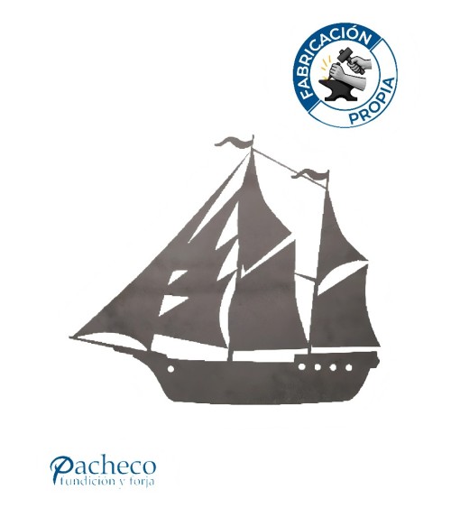 Silueta Aries en Chapa de Hierro para Decoración