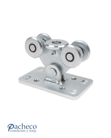 Carro autoportante axial simple U-60 para puerta autoportante