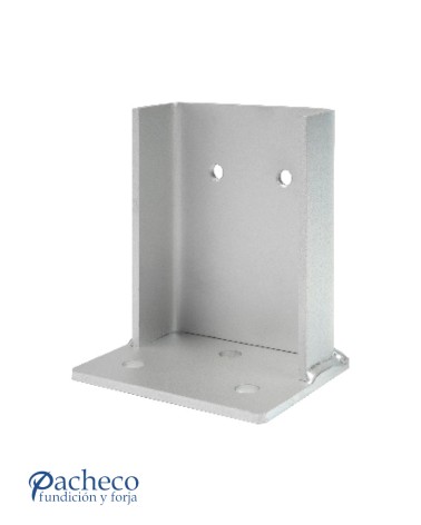 Soporte tope encuentro para puerta autoportante