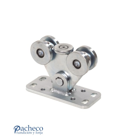 Carro autoportante axial simple U-70 para puerta autoportante