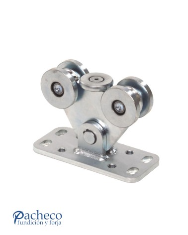 Carro autoportante axial simple U-70 para puerta autoportante