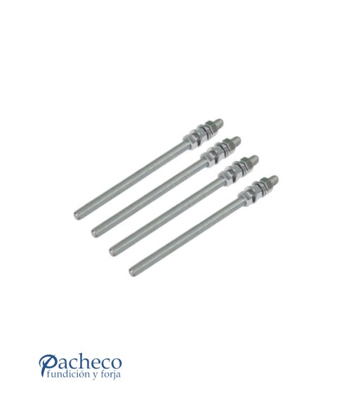 Kit varilla recta fijación U-70 para puerta autoportante