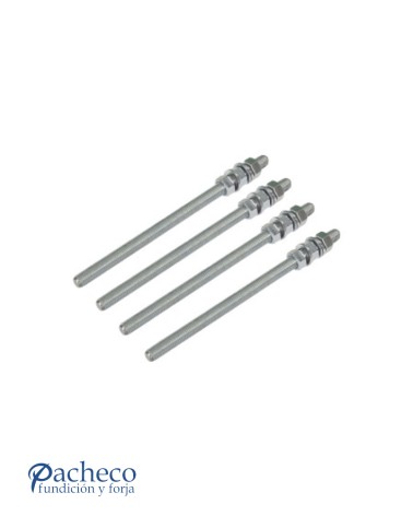 Kit varilla recta fijación U-70 para puerta autoportante