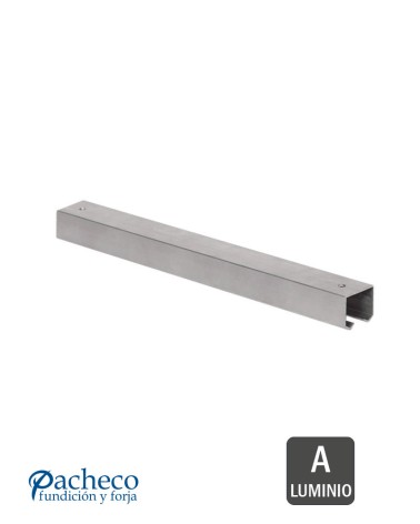 Raíl superior de aluminio U-30 simple para puerta corredera colgada