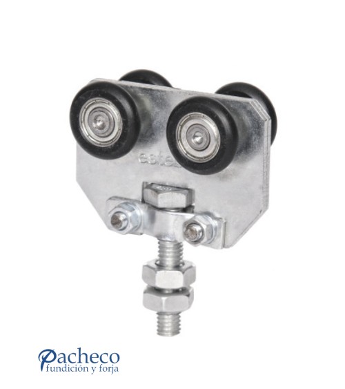 Rollapar doble desmontable U-30 de nylon E75 para puerta corredera colgada