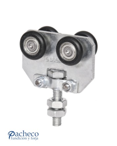 Rollapar doble desmontable U-30 de nylon E75 para puerta corredera colgada