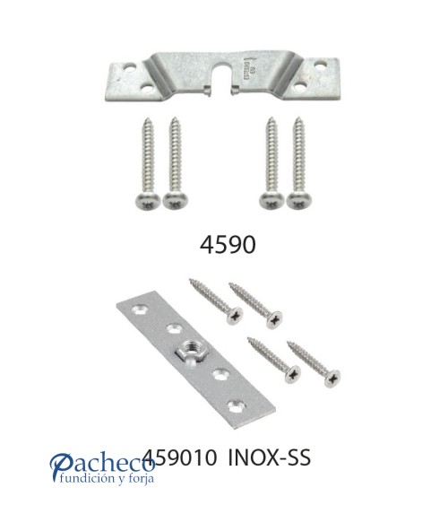 Set adaptador a madera para rollapar para puerta corredera colgada