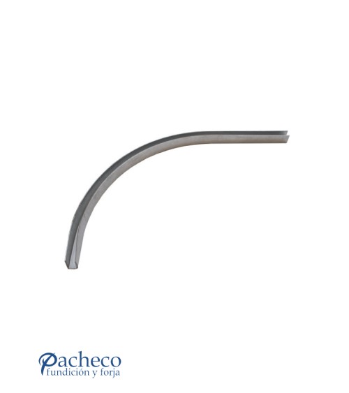 Curva inferior U-19 para U-30 para puerta colgada