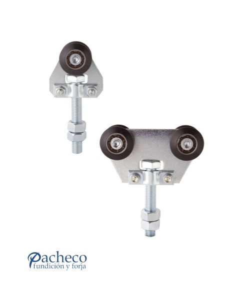 Rollapar U-40 de nylon corto para puerta corredera colgada