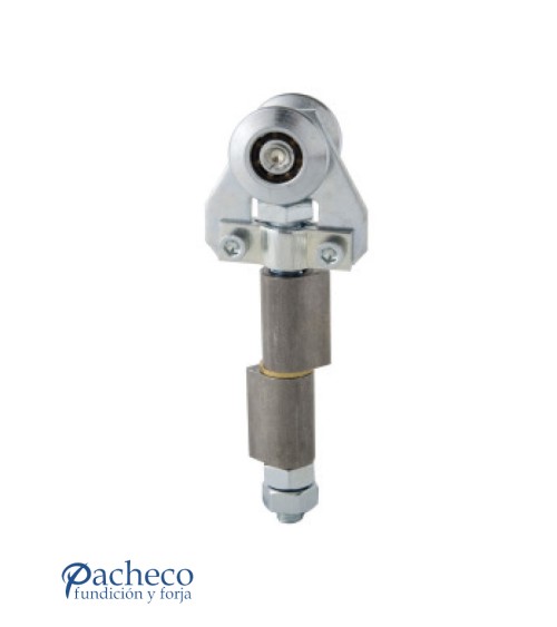 Rollapar simple U-40 soldar central para puerta corredera colgada