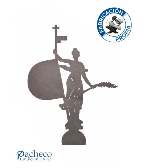 Silueta Giraldilla  en Chapa de Hierro para Decoración